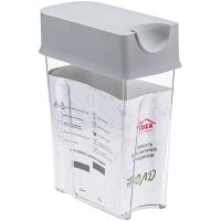 Емкость д/сыпуч. прод. 2,2л ФОЛД смоки М1249 /8шт/М-пласт 