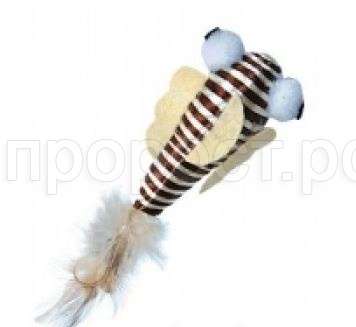 Игрушка для кошек Рыбка полосатая 9см   Игрушка для кошек Рыбка полосатая 9см