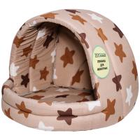 Лежанка Лукошко хлопок поролон МИКС 42*34*18см/DONBARON