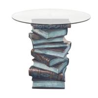 Фигура Стол журнальный Книги(медь)H52D47см(2 части-основание,столешница)713366/PP013