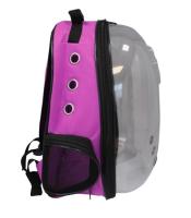 Рюкзак-переноска д/животн.трансформер раскладной 24x30x40см фиолетовый/Рст451ф/Евро