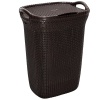Корзина д/белья Santa 55л шоколадный 05074 /Милих