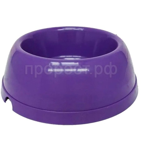 Миска одинарная пластик д/кошек 03/Бриллиант