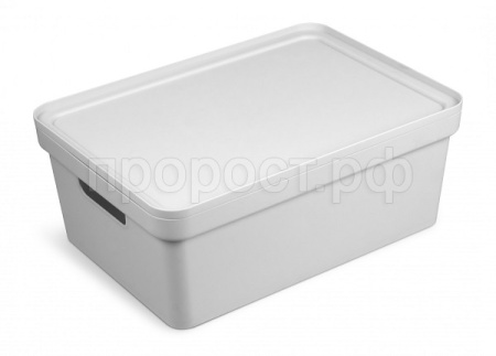 Ящик(коробка) д/хранения Фортуна 38*28*15см светло-серый С746ССЕР /6шт/Мартика Ящик(коробка) д/хранения Фортуна 38*28*15см светло-серый С746ССЕР /6шт/Мартика