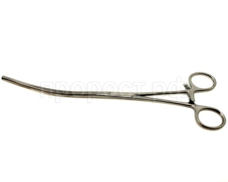 Зажим кишечный изогнутый