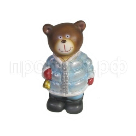 Медведь с колокольчиком (золото)L8W6.5H12 714182