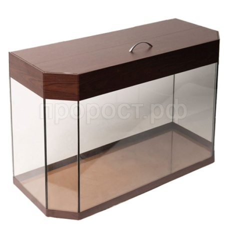 Аквариум Панорама с крышкой 72л (60*48*16см)