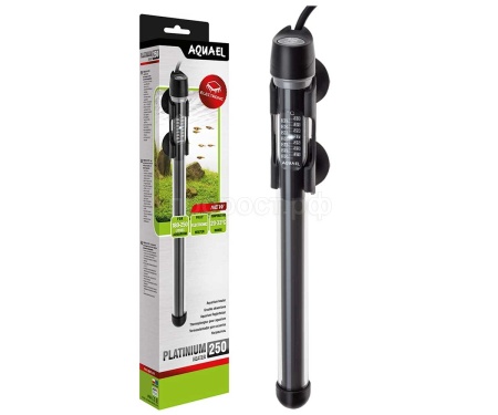 Нагреватель PLATINIUM HEATER 250W(180-250л) стеклянный/121220/АП
