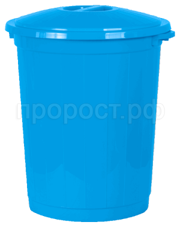 Бак 85л с крышкой голубой 01007 Бак 85л с крышкой голубой 01007