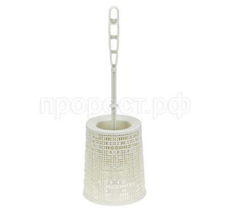Комплект д/туалет. БЯЗЬ белый ротанг М5027 /12шт/М-пласт Комплект д/туалет. БЯЗЬ белый ротанг М5027 /12шт/М-пласт
