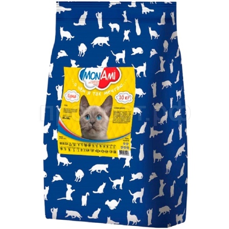 Кошки МонАми Домашняя птица д/взр. 10кг сухой/2065 Кошки МонАми Домашняя птица д/взр. 10кг сухой/2065