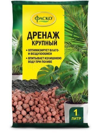 Дренаж Фаско Цветочный крупный 1л 20шт