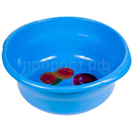 Таз 16л "Новинка" с ручками светло-синий 03015 Таз 16л "Новинка" с ручками светло-синий 03015