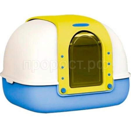 Туалет бокс д/кошек Дракон желтый дверь маятник,коврик,совок 58*42,8*48,6см/МАК111/Евро Туалет бокс д/кошек Дракон желтый дверь маятник,коврик,совок 58*42,8*48,6см/МАК111/Евро