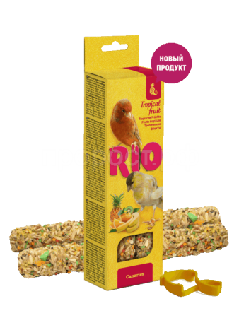 Лакомство для канареек РИО фрукты 2*40гр Лакомство для канареек РИО фрукты 2*40гр
