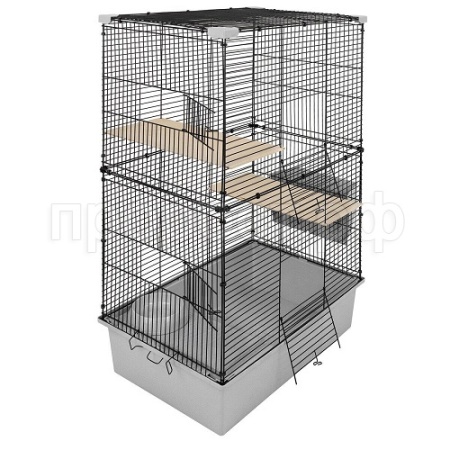 Клетка д/грыз CRAFT Шиншилла-2 58х40х65см разборная без наполнения св-сер-чер/43062св-сер-ч/Дарэленд Клетка д/грыз CRAFT Шиншилла-2 58х40х65см разборная без наполнения св-сер-чер/43062св-сер-ч/Дарэленд