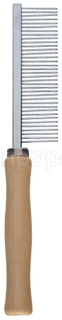 Расческа Односторонняя деревянная ручка среднезубая 18*3см Расческа Односторонняя деревянная ручка среднезубая 18*3см