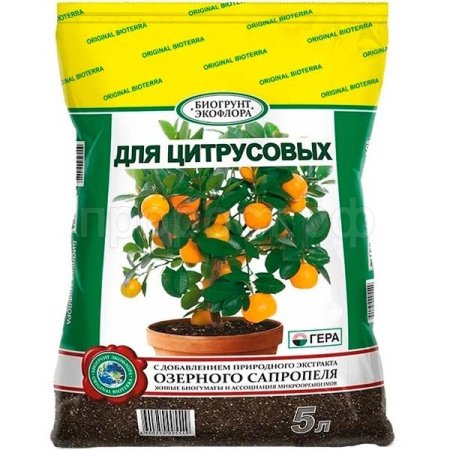 БиоГрунт Гера для Цитрусовых  5л БиоГрунт Гера для Цитрусовых  5л