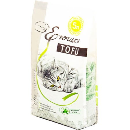 Наполнитель Ерошка Тофу Экстракт алоэ 5л Наполнитель Ерошка Тофу Экстракт алоэ 5л