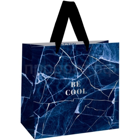 Пакет подарочный 20*20*10см "Lake" фольга, матовая ламинация MESHU/Рельеф Пакет подарочный 20*20*10см "Lake" фольга, матовая ламинация MESHU/Рельеф