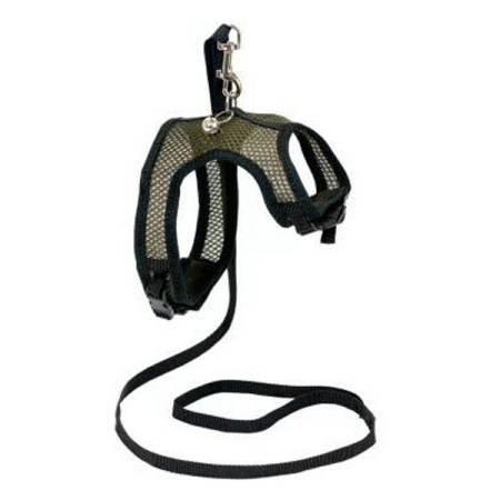 Шлейка с поводком АЭРО №7 для кошек и собак обхват груди 30-36см хантер/035807