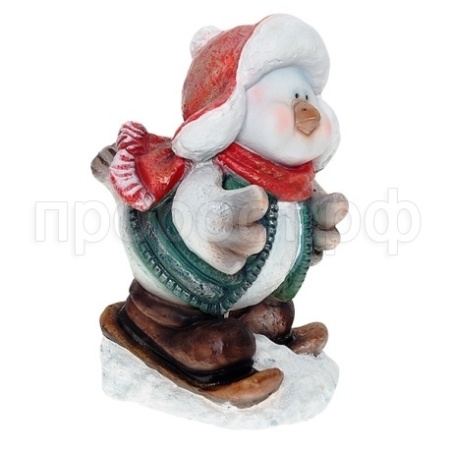 Воробей на лыжах L22W23H40см 626321/F472 