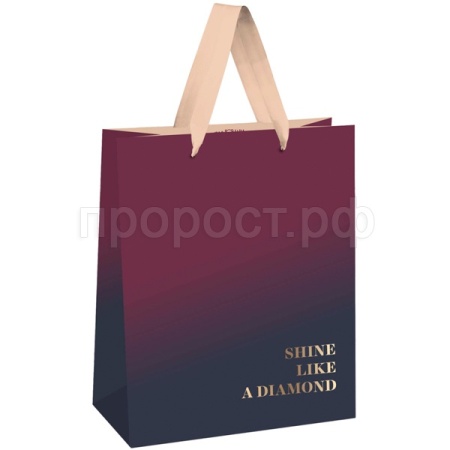 Пакет подарочный 18*23*10см "Duotone. Wine Gradient" отд.фольг, мат. лам. MESHU/Рельеф Пакет подарочный 18*23*10см "Duotone. Wine Gradient" отд.фольг, мат. лам. MESHU/Рельеф