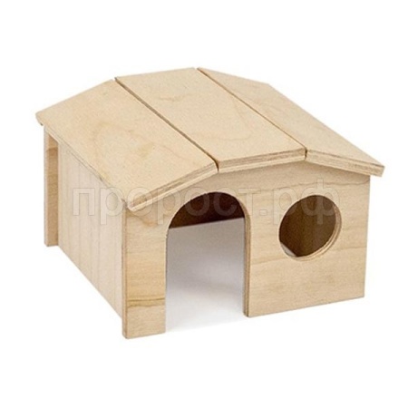 Игрушка для грызунов Домик ЕСО Сарай деревянный 13*13*h8см/86811 Игрушка для грызунов Домик ЕСО Сарай деревянный 13*13*h8см/86811