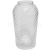 Ваза ГЛОРИЯ текстурн прозр средняя d14,5см h26см 1459/068228