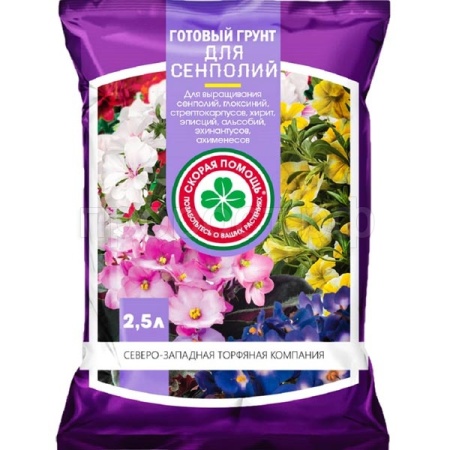 Грунт для Сенполий 2,5л Скорая помощь Грунт для Сенполий 2,5л Скорая помощь