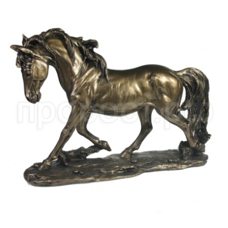 Лошадь (темное золото) L32W9H22см/713380/SG014