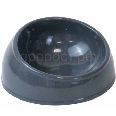 Миска пластик ZooM Сфера большая серая 13см/2222/Дарэлл