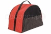 Сумка переноска ЧИП Полукруглая №3 нейлон с сетчатым окном 46*24*32см красная/9048/Дарэлл