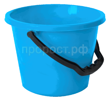 Ведро 2л Фруктовое голубой 02001