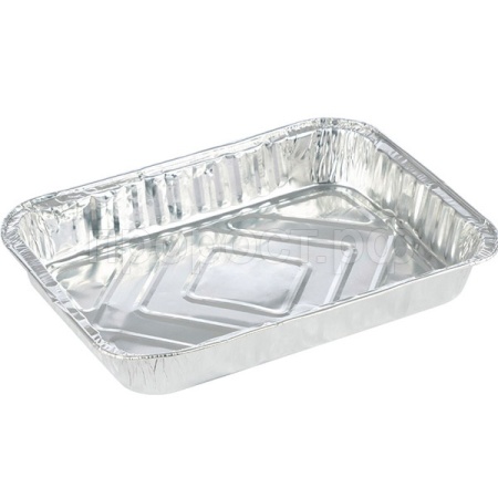 Форма д/выпечки 22*16*3,5см из фольги прямоуг. однораз. LAMINA /50шт/104356/Mallony