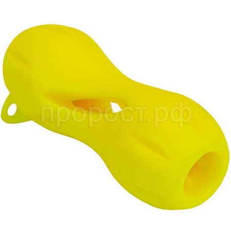 Игрушка с КОСТЬ под лакомство малая 13*D5.5см неоновая 0210/Дарэлл