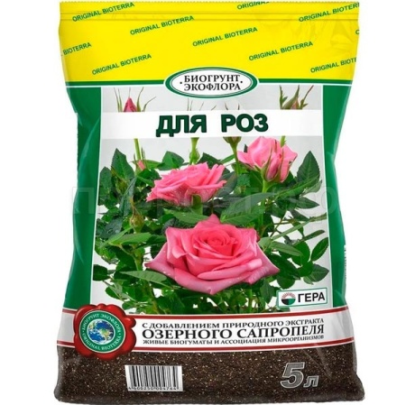 БиоГрунт Гера Для Роз 5л БиоГрунт Гера Для Роз 5л