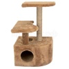 Когтеточка Домик ЧИП круглый с полкой, столбик джут 48*51*h71см коричневый/8347/Дарэлл Когтеточка Домик ЧИП круглый с полкой, столбик джут 48*51*h71см коричневый/8347/Дарэлл