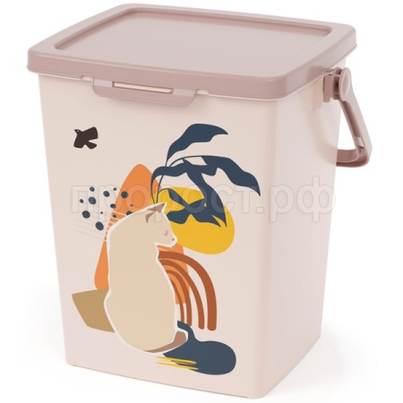 Контейнер д/корма Cats 5,5л с замком/12шт/М8805 Контейнер д/корма Cats 5,5л с замком/12шт/М8805