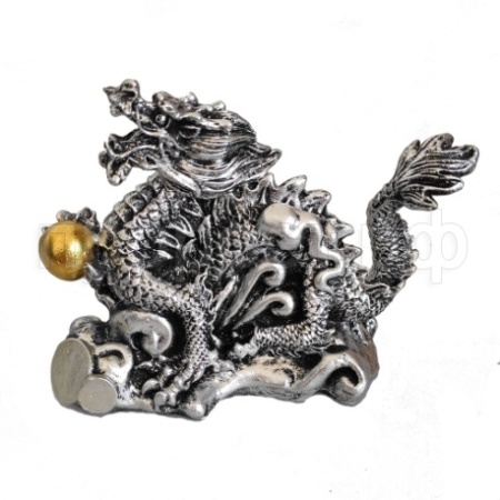 Дракон китайский (серебро) L10.5W4H8.5см 716397/SGD011