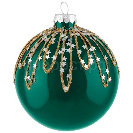 Шар Конфетти 8см темно-зеленый 108548