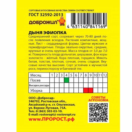 Дыня Эфиопка 1г