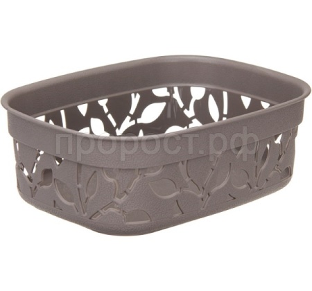 Коробка для хранения ФЛОРА 1л французский серый М2360 Коробка для хранения ФЛОРА 1л французский серый М2360