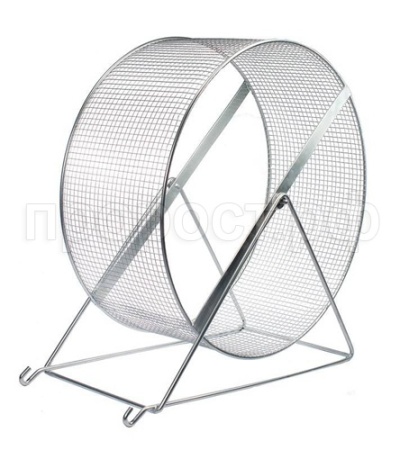 Игрушка для грызунов Колесо D35см сетка. металлическая /РПА04  Игрушка для грызунов Колесо D35см сетка. металлическая /РПА04