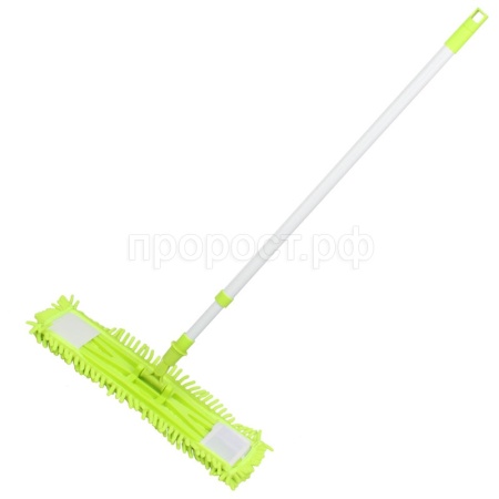 Швабра для пола Лапша насадка микрофибра ручка телескопическая  120см 310361 Швабра для пола Лапша насадка микрофибра ручка телескопическая  120см 310361