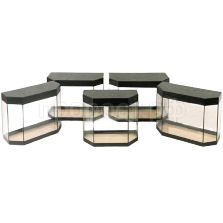 Аквариум Панорама матрешка с крышкой 157л (40,36,31,27,23)